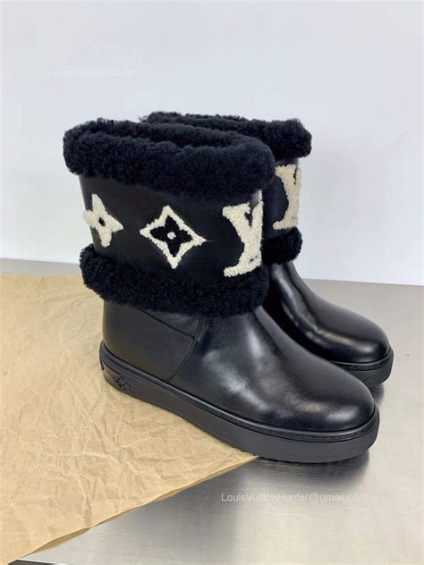 louis vuitton snow boots replica|louis vuitton shearling boots.